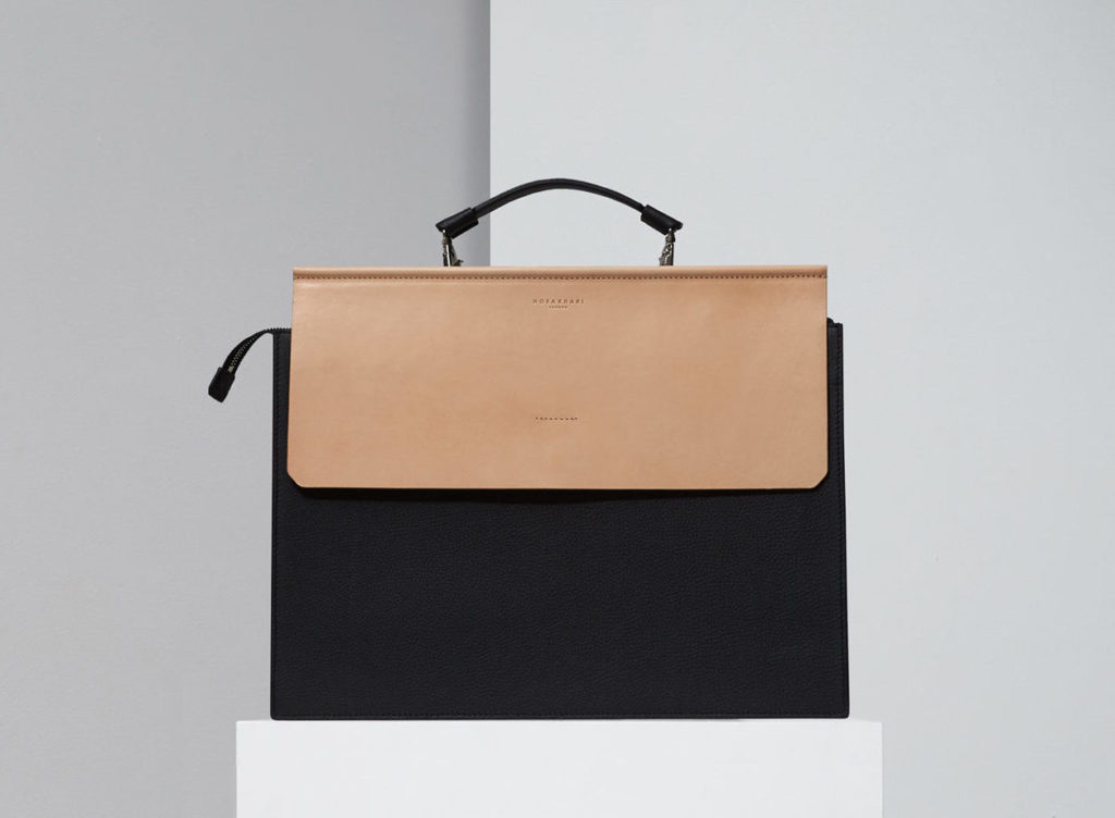 createlab leather briefcase