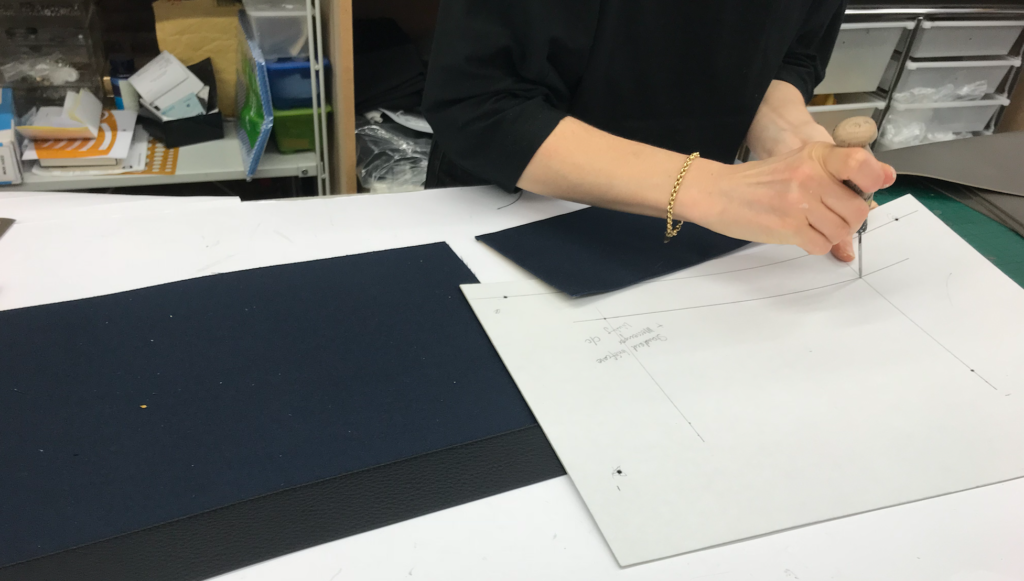 design process of leather goods by createlab
