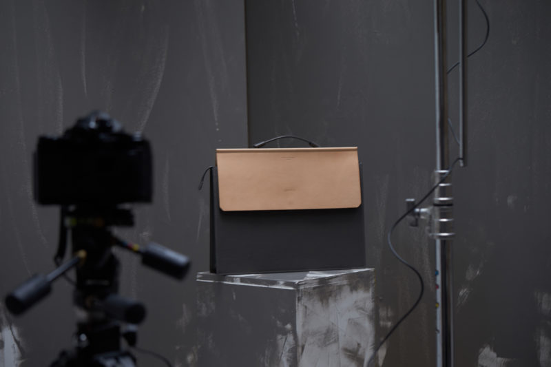 leather product photography